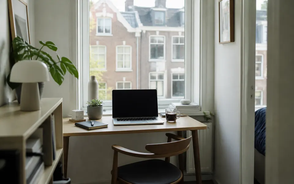 Thuiskantoor inrichten op beperkte ruimte